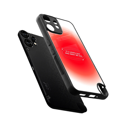 Racing Spirit sleek cmf nothing phone 2 pro cover with tempered glass back and TPU edges