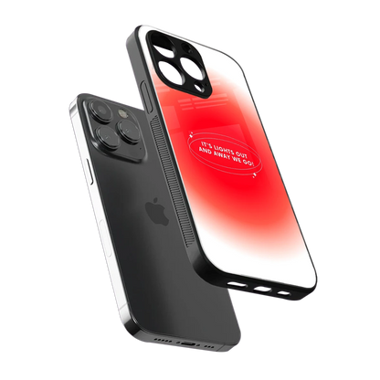 Racing Spirit sleek iphone 13 pro cover with tempered glass back and TPU edges