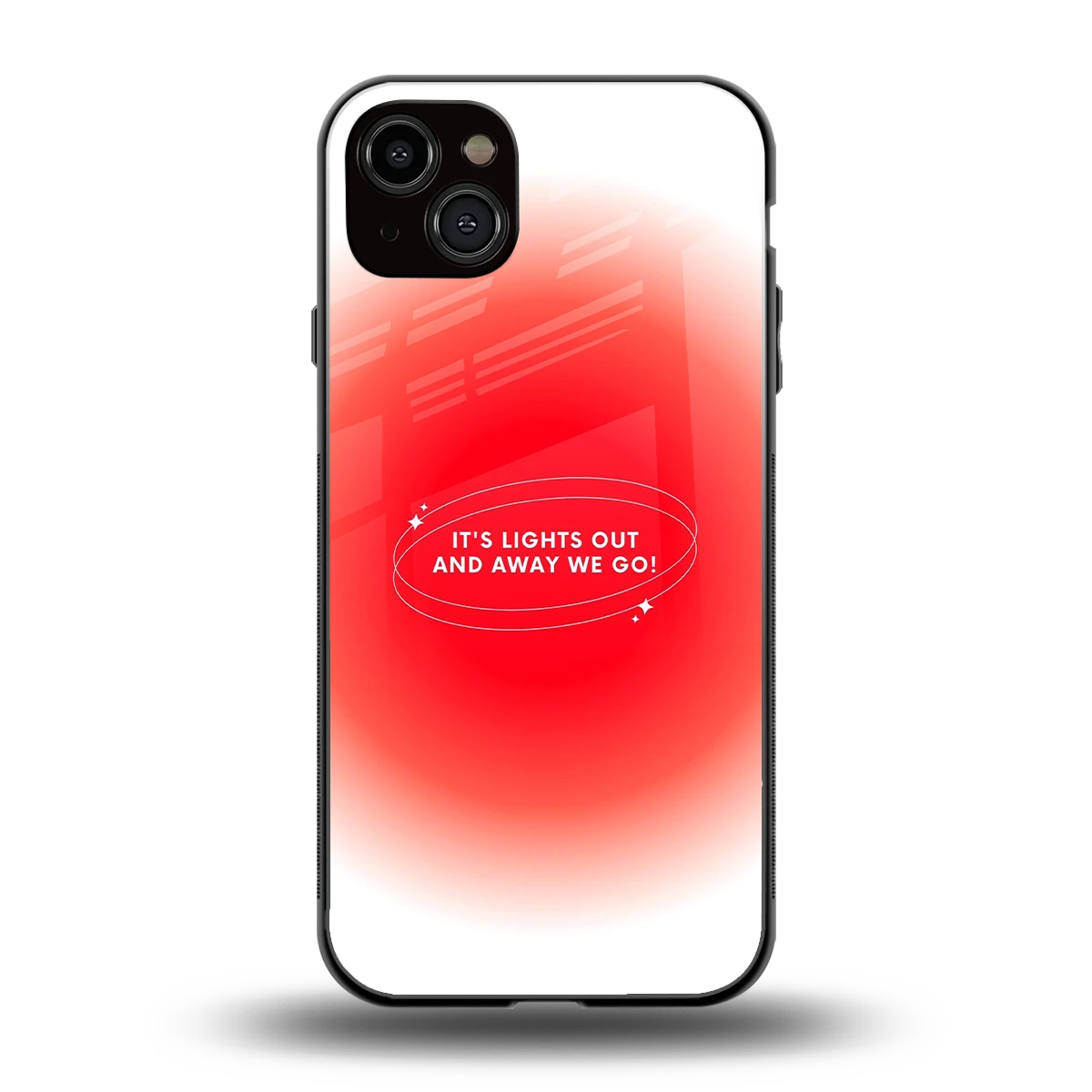 Racing Spirit back phone cover | glass case for iphone 14 plus