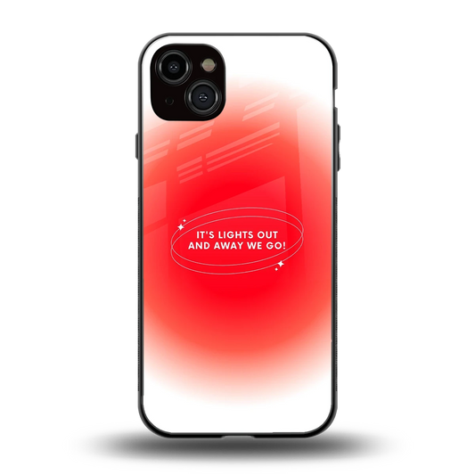 Racing Spirit back phone cover | glass case for iphone 14 plus
