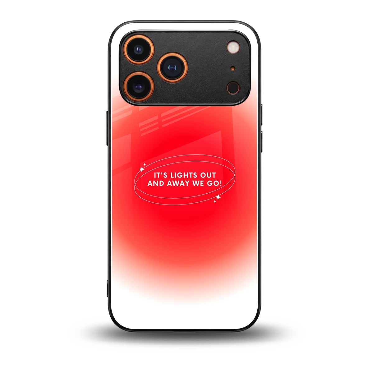 Racing Spirit back phone cover | glass case for iphone 17 pro