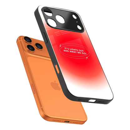 Racing Spirit sleek iphone 17 pro cover with tempered glass back and TPU edges
