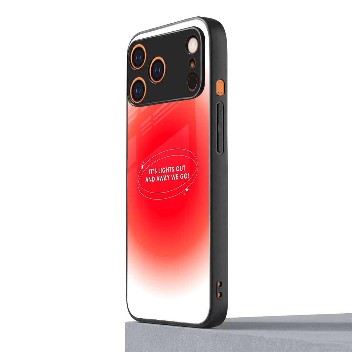 Racing Spirit iphone 17 pro mobile cover | shockproof glass phone case