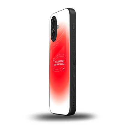 Racing Spirit iphone 17 mobile cover | shockproof glass phone case