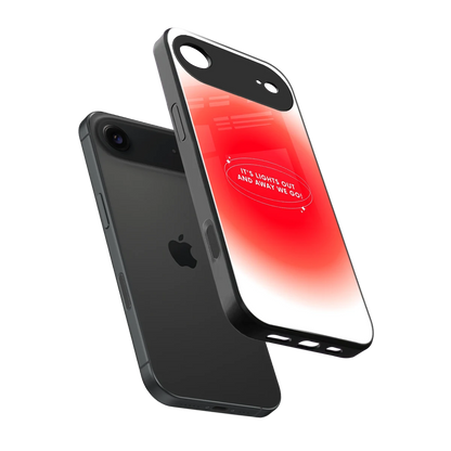 Racing Spirit sleek iphone air cover with tempered glass back and TPU edges