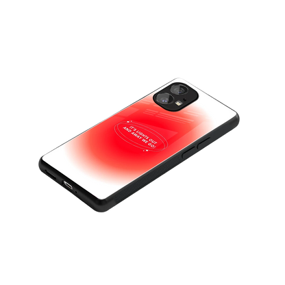 Racing Spirit stylish phone case for nothing phone 1 | glossy glass and slim fit