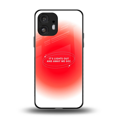 Racing Spirit back phone cover | glass case for nothing phone 2