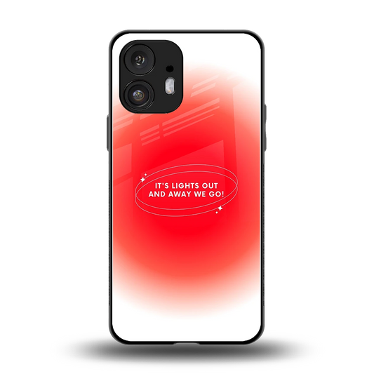 Racing Spirit back phone cover | glass case for nothing phone 2
