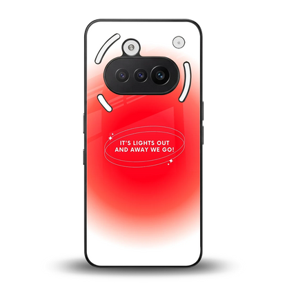 Racing Spirit back phone cover | glass case for nothing phone 3a