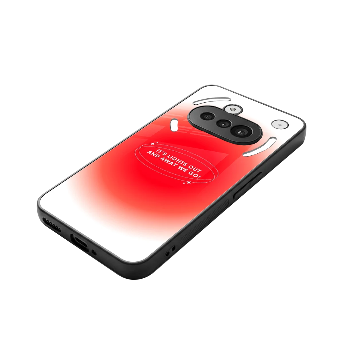 Racing Spirit stylish phone case for nothing phone 3a | glossy glass and slim fit