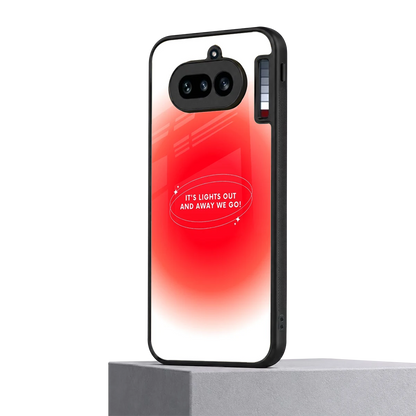 Racing Spirit nothing phone 4a mobile cover | shockproof glass phone case