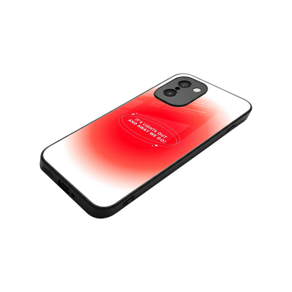 Racing Spirit stylish phone case for oneplus 15r | glossy glass and slim fit
