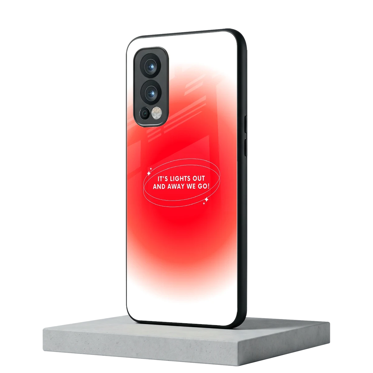 Racing Spirit oneplus nord 2 mobile cover | shockproof glass phone case