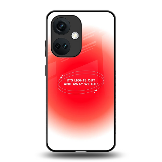 Racing Spirit back phone cover | glass case for oneplus nord ce 3