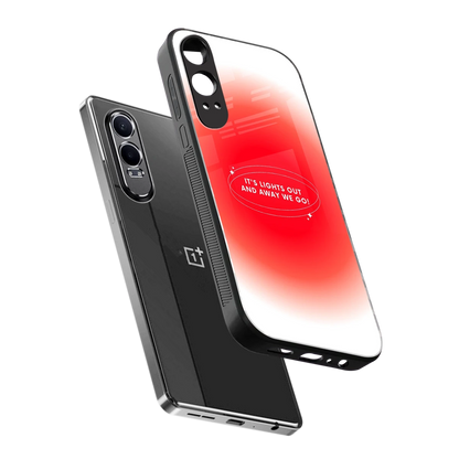 Racing Spirit sleek oneplus nord ce 4 lite cover with tempered glass back and TPU edges