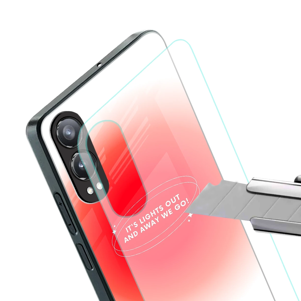 Racing Spirit stylish phone case for oneplus nord ce 4 lite | glossy glass and slim fit