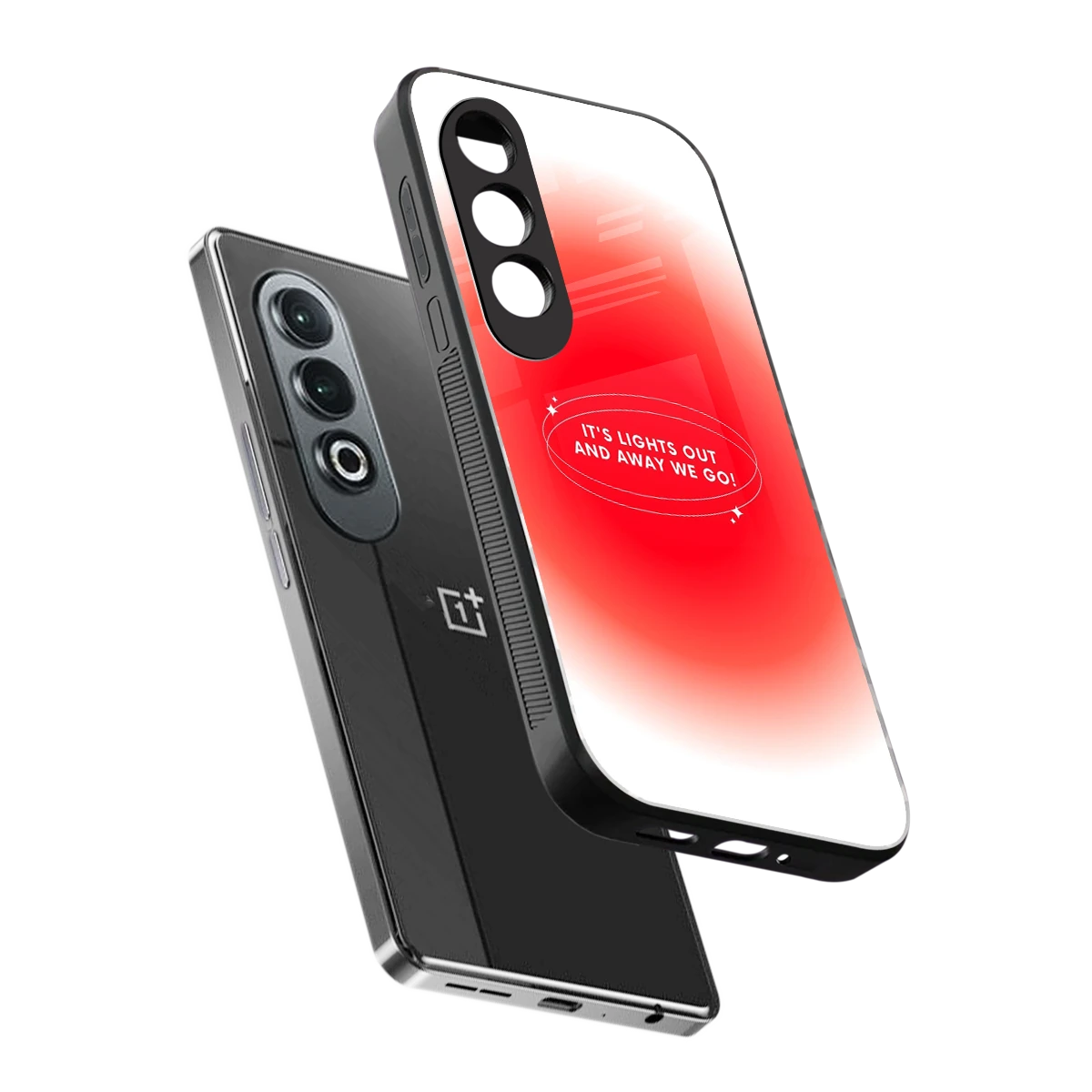 Racing Spirit sleek oneplus nord ce 4 cover with tempered glass back and TPU edges