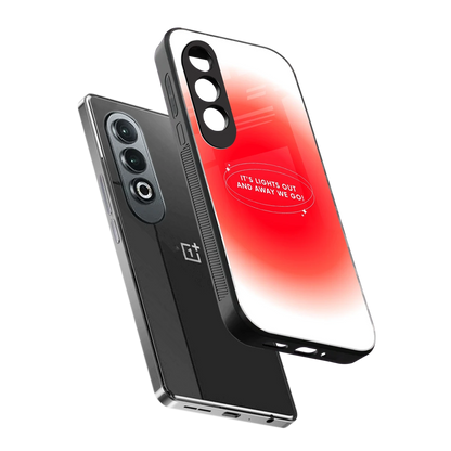 Racing Spirit sleek oneplus nord ce 4 cover with tempered glass back and TPU edges