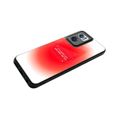 Racing Spirit stylish phone case for oneplus nord ce 2 | glossy glass and slim fit