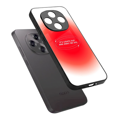 Racing Spirit sleek oppo f31 pro 5g cover with tempered glass back and TPU edges