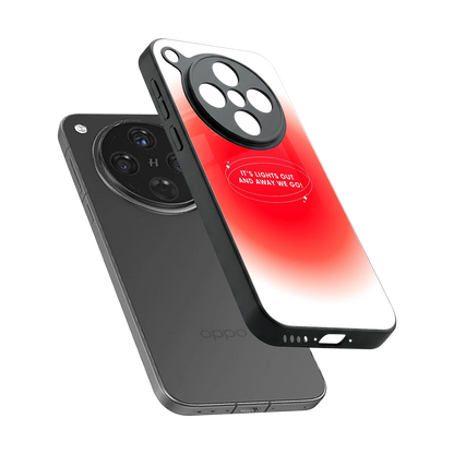 Racing Spirit sleek oppo find x8 cover with tempered glass back and TPU edges