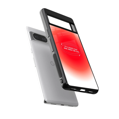 Racing Spirit sleek google pixel 8 cover with tempered glass back and TPU edges