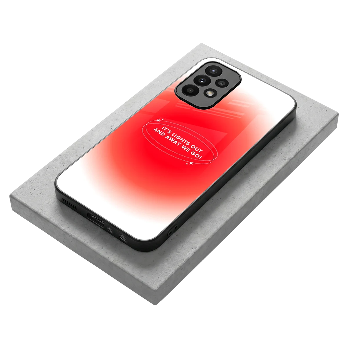 Racing Spirit stylish phone case for samsung galaxy a23 | glossy glass and slim fit