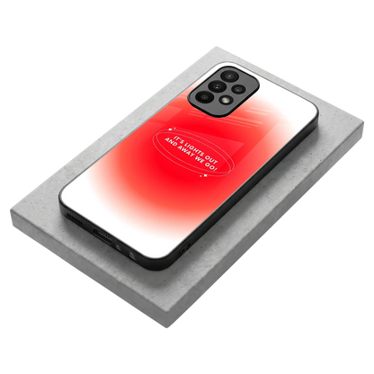 Racing Spirit stylish phone case for samsung galaxy a23 | glossy glass and slim fit