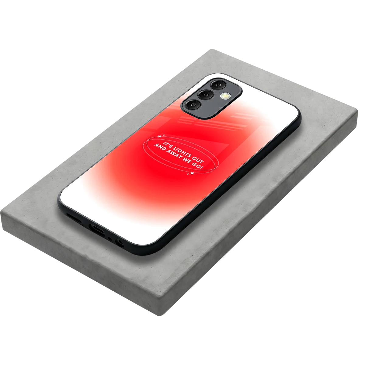 Racing Spirit stylish phone case for samsung galaxy m14 5g | glossy glass and slim fit