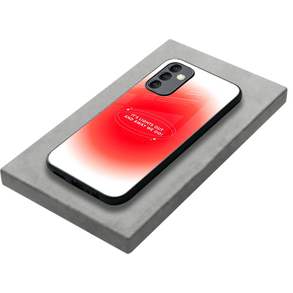 Racing Spirit stylish phone case for samsung galaxy m14 5g | glossy glass and slim fit