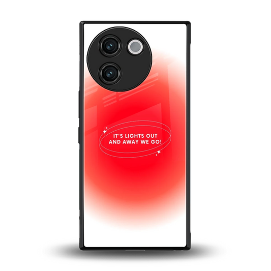 Racing Spirit back phone cover | glass case for vivo v30e