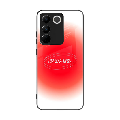Racing Spirit back phone cover | glass case for vivo v27 5g
