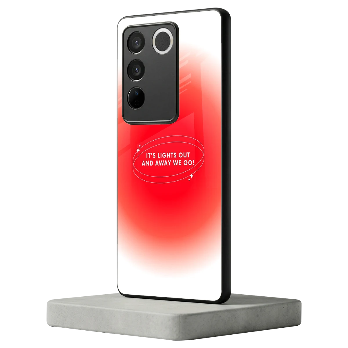 Racing Spirit vivo v27 5g mobile cover | shockproof glass phone case
