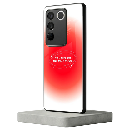 Racing Spirit vivo v27 5g mobile cover | shockproof glass phone case
