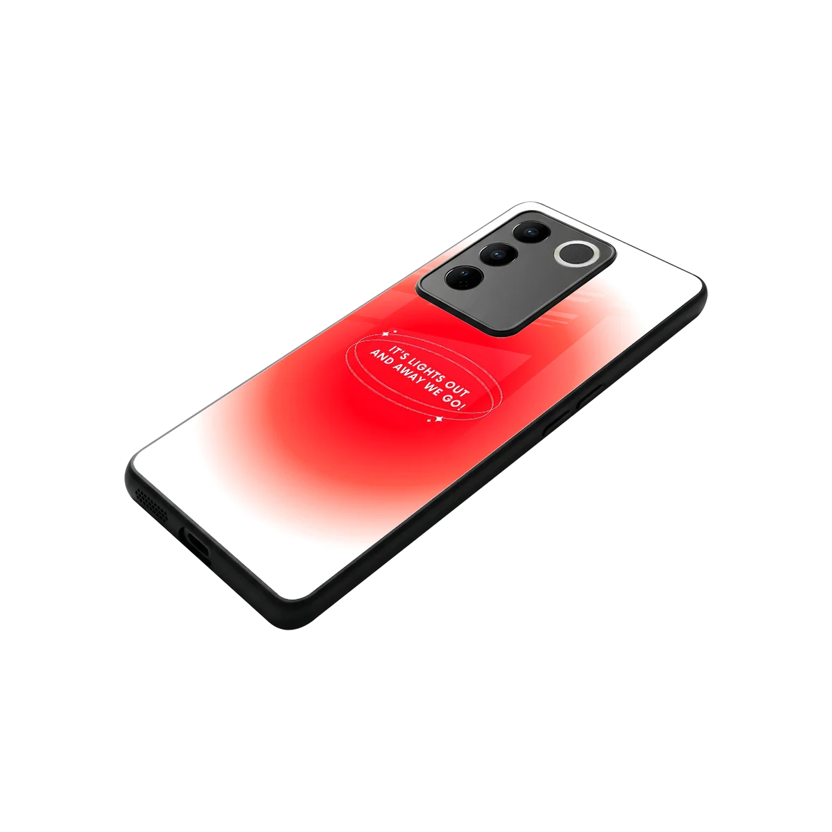 Racing Spirit stylish phone case for vivo v27 5g | glossy glass and slim fit