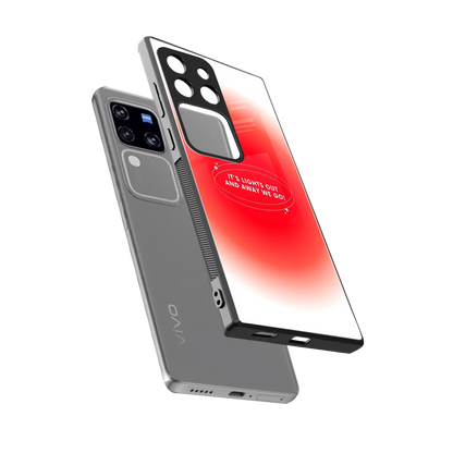Racing Spirit sleekvivo v30 pro cover with tempered glass back and TPU edges