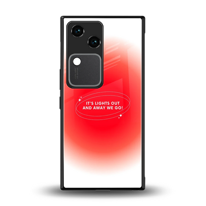 Racing Spirit back phone cover | glass case for vivo v30