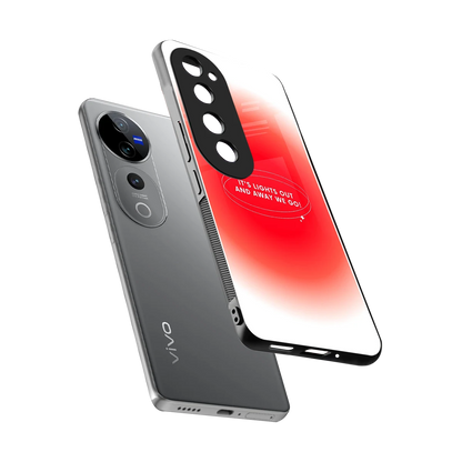 Racing Spirit sleek vivo v40 pro cover with tempered glass back and TPU edges