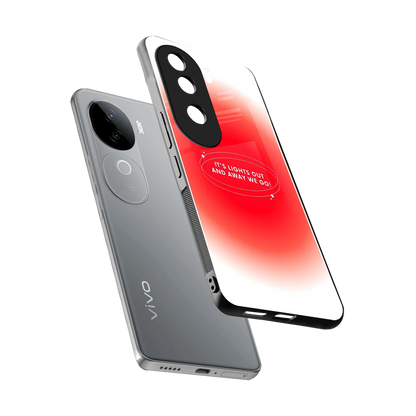 Racing Spirit sleek vivo v40e cover with tempered glass back and TPU edges