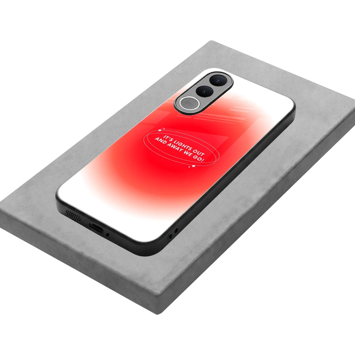 Racing Spirit stylish phone case for vivo v70 fe | glossy glass and slim fit