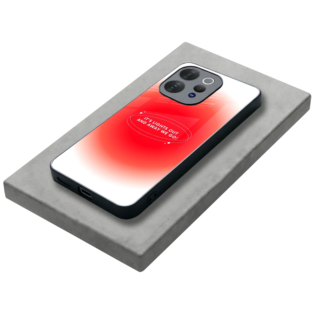 Racing Spirit stylish phone case for vivo v70 elite | glossy glass and slim fit