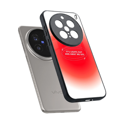 Racing Spirit sleek vivo x200 pro cover with tempered glass back and TPU edges