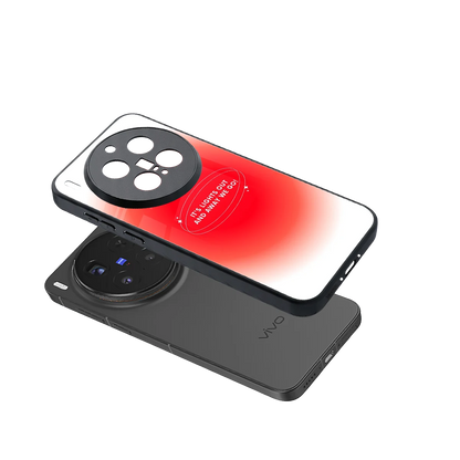 Racing Spirit sleek vivo x300 pro cover with tempered glass back and TPU edges