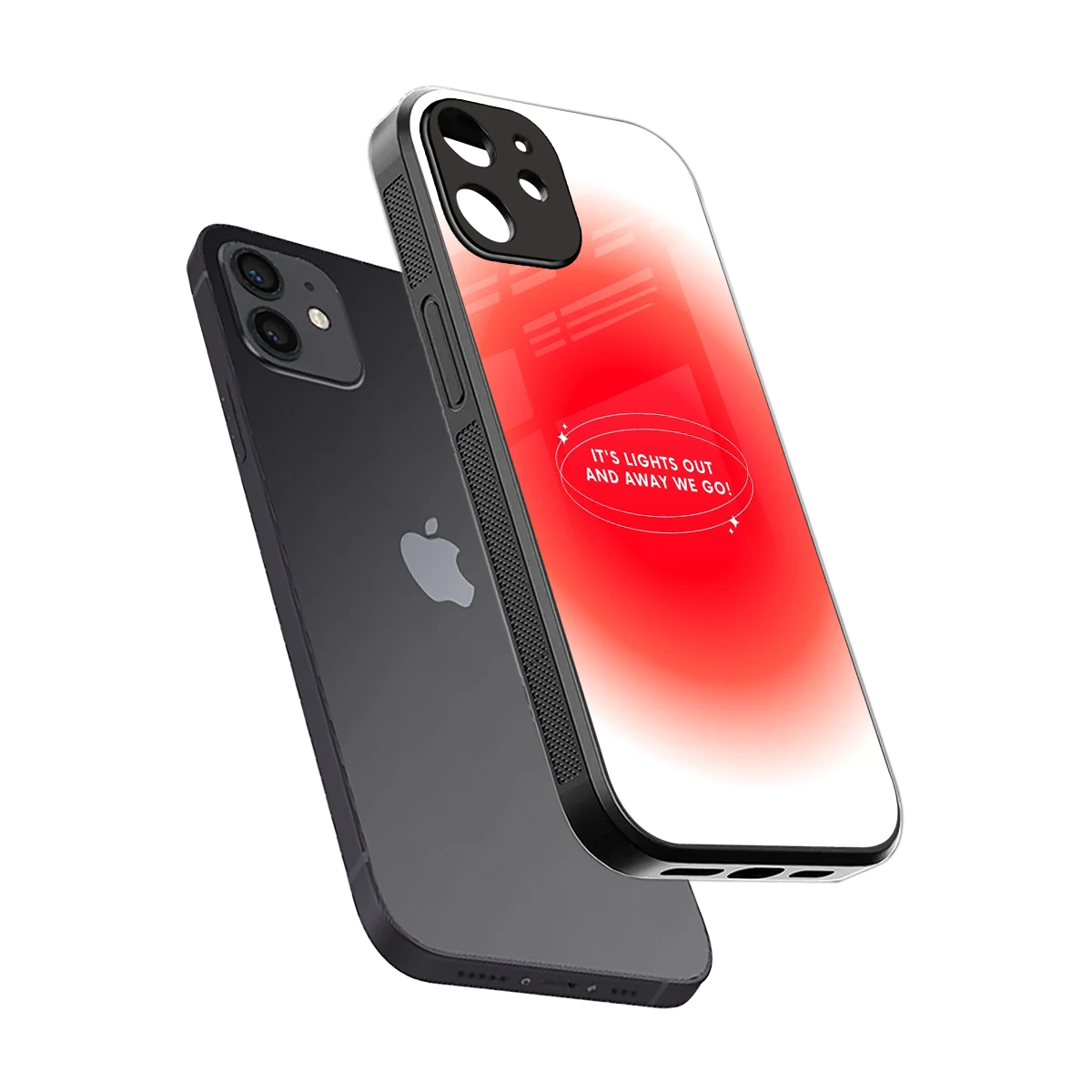 Racing Spirit sleek iphone 11 cover with tempered glass back and TPU edges