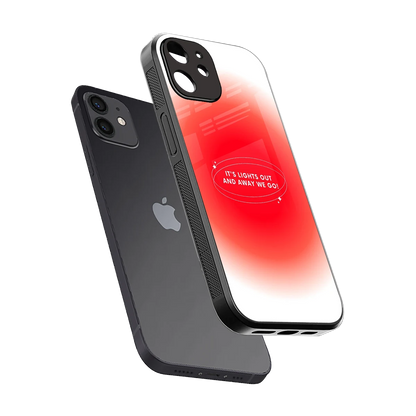 Racing Spirit sleek iphone 11 cover with tempered glass back and TPU edges