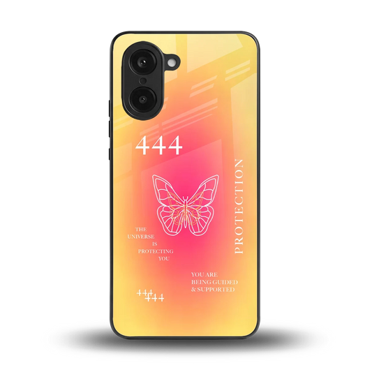 Radiant 444 back phone cover | glass case for oneplus nord ce5 5g