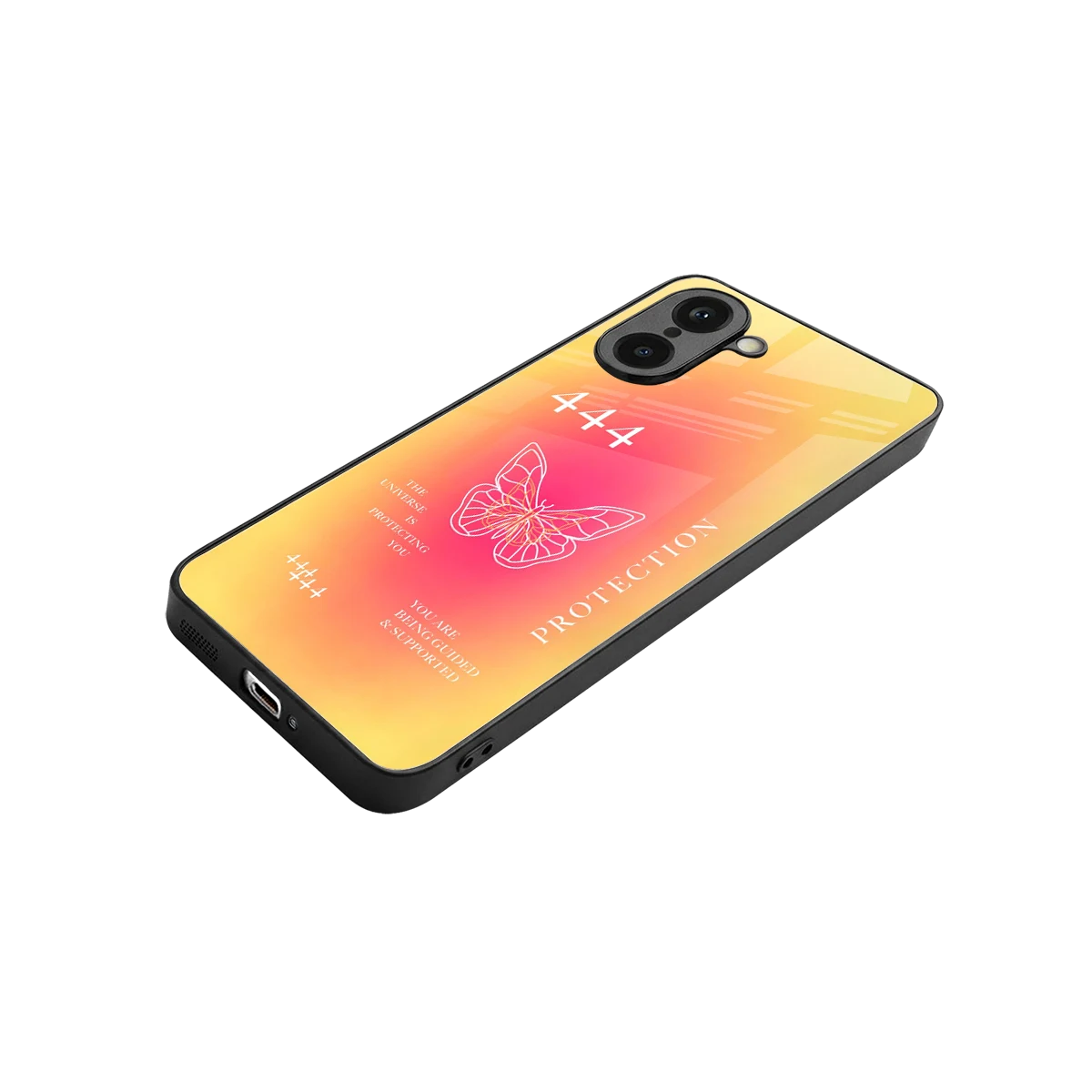 Radiant 444 stylish phone case for oneplus nord ce5 5g | glossy glass and slim fit