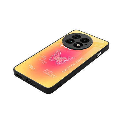 Radiant 444 stylish phone case for oneplus 13 | glossy glass and slim fit