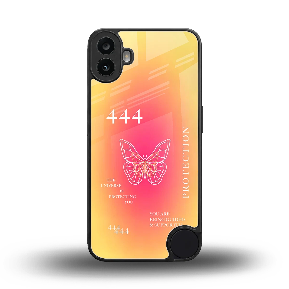 Radiant 444 back phone cover | glass case for cmf nothing phone 1