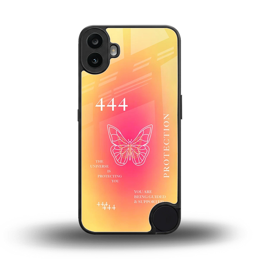 Radiant 444 back phone cover | glass case for cmf nothing phone 1